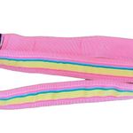 CK Bradley Barbiecore striped Preppy belt with silver D Photo 2