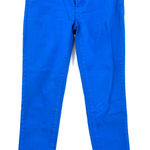 J.Crew  size 28 toothpick‎ bright blue jeans pants cotton spandex blend Photo 0