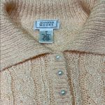 Jennifer Moore  Light Peach Knit Top Photo 3