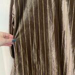 Love Riche Love Richie Velvet Knee Length Long Sleeve Dress With Gold Detail Photo 3