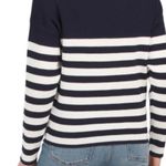 Cyrus Navy And White Striped Sweater Photo 1