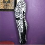 Kardashian Kollection Kardashian Zebra Print/Faux Leather Scuba … Photo 1