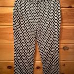 Laundry by Shelli Segal Black and Tan Cropped Pants Photo 0