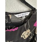 Cupcakes and Cashmere  Blouse Womens Size Medium Sheer Floral Button Back Top Photo 2