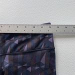 Lululemon Size 4 Cropped Leggings Stained Glass Love Nightfall Black Activewear Photo 5