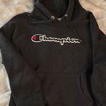 Champion  Black Hoodie Sweatshirt Photo 0