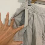 Rachel Zoe Tan Linen Blend High Waist Shorts size 10 Photo 2