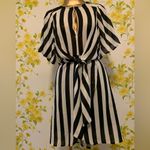INA Striped Tie Waist Dress size M Photo 1