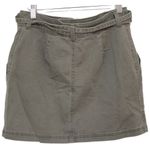 Abercrombie & Fitch Womens Olive Green Cotton Utility Cargo Mini Skirt Size S Photo 1