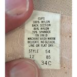 Vintage Mary Jane Bra Womens 34C Nursing Beige Full Coverage Style 54 Made USA Size undefined Photo 4