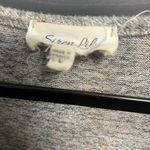 Siren Lily  Gray Criss Cross Cold Shoulder Top Large Oversized Photo 1