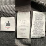 CAbi  Drop Off Pinstripe Gray White High Low Jacket XS 5300 Photo 4