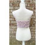 ZARA NWT  Floral Bustier Corset Crop Top Photo 4