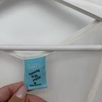 Happening in the present  Y2k White Beaded Dainty Sheer Tank Top Medium Photo 6