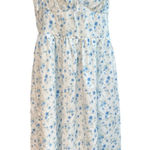 SheIn Mod Plus Size Curve 1XL
Blue Floral Sundress Boho Front Tie Corset Dress Photo 0