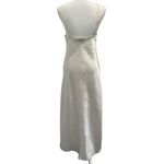 Victoria's Secret Victoria’s Secret Gold Vtg 80s Ivory Satin Lace Maxi Slip Bridal Coquette Medium Photo 2