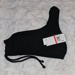 SALT + COVE Juniors Solid One Shoulder Swim Bikini Top Xsmall NEW Black Size XS Photo 3