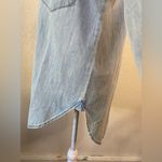 Sandrine Rose free people long‎ sleeve denim button down tunic/shirt/shacket Blue Photo 3