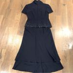 Talbots Petite Sequin Navy Blue Sequin Dress Size 2 Photo 6