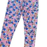LuLaRoe Womens TC Pink Disney’s Donald Duck Ankle-Length Leggings Adult XL Comfy Photo 4