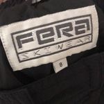 Vintage fera skiwear black warm fall winter polyamide pants size 8 Photo 8