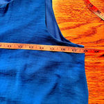 Tacera  Blue Sleeveless Trapeze Dress Size M Causal Photo 6