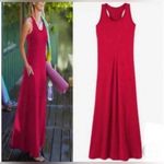 Athleta Red Halter Maxi Sundress Photo 1