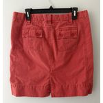 G1 Basic Goods Skirt Womens 8 Rust Red Double Slit Above Knee Anthropologie Photo 2
