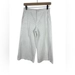 RED VALENTINO Cotton Lace Eyelet Wide Leg Pant Size US 6 White Photo 3