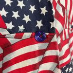 Handmade Shirt American Flags 4th of July Patriotic Short Sleeves USA Flag Photo 8