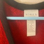 Women’s Vintage 90’s Christmas Sweater Vest SzSm Red Photo 3