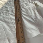 J.Crew  Cropped T-Shirt With Crochet Floral beaded Appliqués NWT Size XS Photo 4