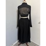 Denim & Supply Ralph Lauren Denim &‎ Supply Ralph Lauren Black Rare Bohemian Maxi Retro Ruffled Skirt Sz S Photo 8