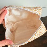 Handmade  Flower Print Cosmetic Make Up Bag Sz OS Photo 3