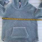 Xhilaration  Light Blue Gray Teddy Hoodie Photo 4