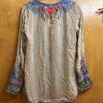 Johnny Was “Millie” Blouse. *sold out in stores* $260 MSRP. Wheat Color. NWT Photo 8