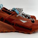 Black Diamond Trail Running Shoes Lace Up Vibram Outdoor Athletic Orange NWOT 8 Photo 1