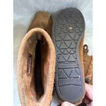 Minnetonka Womens Moccasin Ankle Bootie Back Zip Fringed Brown Suede Size 9 Photo 8