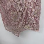 Heartloom  Mini Homecoming Dress Womens XS Pink Lace Coquette Fairy Sparkle NEW Photo 4