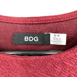 BDG  size small red short sleeve textured dress tunic t-shirt‎ dress Photo 3