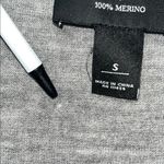 White House | Black Market WHBM Merino Wool Gray Cardigan Photo 7