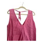 Pink Lily  Sleeveless Short Pink Gauze Romper Size Large Photo 4