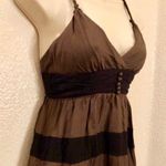 BCBGMAXAZRIA Beautiful NWOT chocolate brown and black  Dress. Sz XS Photo 2