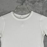 Lululemon Love Crewneck Tee Womens 6 White Minimalist Athleisure Layer Photo 3