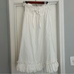 Free People  “BRING the BUBBLE” bubble hem maxi skirt with waist tie sz XS Photo 2