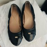 Cole Haan Elsie Leather Comfort Flat, Travel Casual, Size 8, Black Photo 2