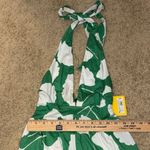 Diane Von Furstenberg Diane‎ Von Furstenberg DVF x Target green tropical halter top jumpsuit size XXS Photo 2