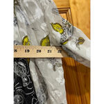 Citron Santa Monica Sheer Silk Rayon Kimono Duster Cardigan Floral Size L NWT White Size L Photo 7