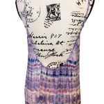 Wild Honey  Tie Dye Purple Blue Maxi Cover Up Dress Women's Medium‎ Photo 7