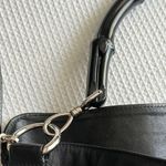 Gucci  Black Nylon Bamboo Handle Bag w Detachable Leather Shoulder Strap Photo 4